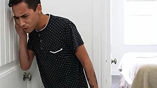 super horny petite teen 18+ bends over doggystyle after deepthroat for creampie