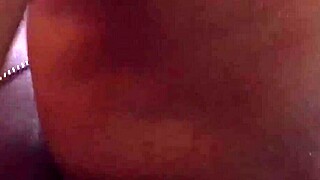 yo ebony amateur chubby milf takes rough monster cock pounding