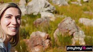 oh man, me and my petite teen gf... we love skinnydipping nude together!!