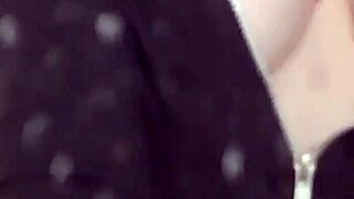 Elza Kom's Sexy Nylon Heels and Lingerie Tease Huge Tits