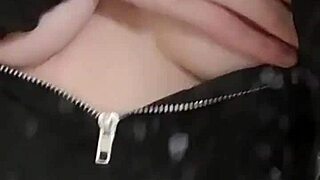 Elza Kom's Sexy Nylon Heels and Lingerie Tease Huge Tits