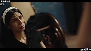 WOW! Slutty Maid Gets FUCKED HARD By Lesbian Master With Dildo Face Sitting Squirting!