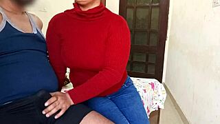 what if a cute indian girl with natural tits rides cowgirl doggystyle in front of her family?
