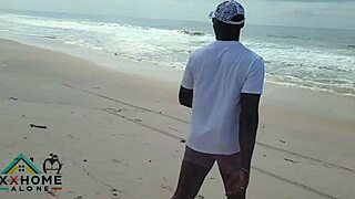 Naughty sex-addicted teen craves first beach fuck orgasm