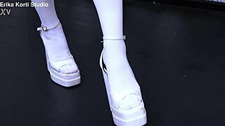 Juicy Violet Gaping Double Anal Fucked By Five Black Monster Cocks Eks350