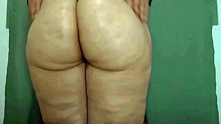 pov my oiled huge latina stepmom ass shaking bent over doggystyle wet pussy pounding