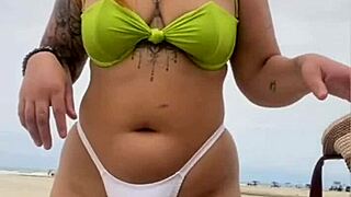 virgin hubby watches beach anal fuck right in front of him