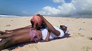 Naughty sex-addicted teen craves first beach fuck orgasm