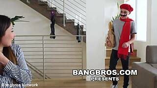 what if juan bends hot french teacher over for hairy pussy creampie?