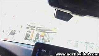 director nacho vidal picks up tattooed redhead fuck doll for outdoor monster cock ride