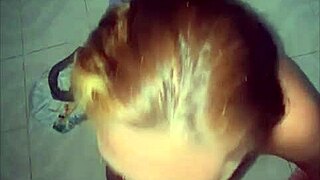 Latina whore sucks cock rides client hard