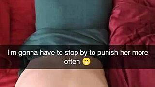Why does this cheating wife beg for creampies on Snapchat?