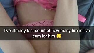 Why does this cheating wife beg for creampies on Snapchat?