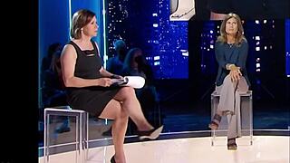 Bianca's Super Sexy Mature Legs Tease Under Skirt!