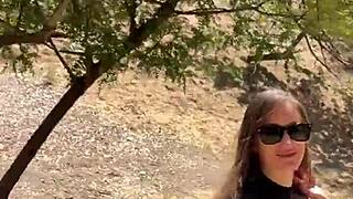 Pov Petite Romanian Nadia Noja Deepthroats Monster Cock on Hiking Trail