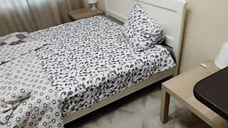 i sneak tantaly fuck doll into hostel and ride its cock deep in my creamy hole