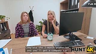 russian lesbians' interview sparks stranger sex temptation