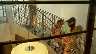 Brunette slut mom rides monster cock in heels!