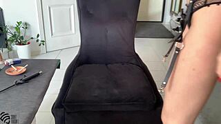 Hot milf smokes cigarette fetish then squirts hard with dildo!!