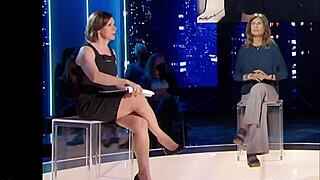 Bianca's Super Sexy Mature Legs Tease Under Skirt!