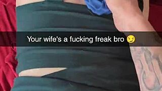 Why does this cheating wife beg for creampies on Snapchat?