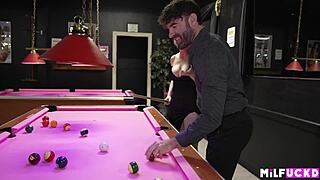 Curious first-time swingers hook up with pro French couple in club.