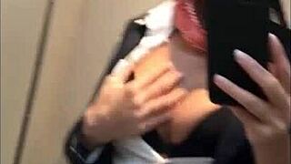 Flight attendant sneaks sultry cam show on in-flight wifi for camsoda