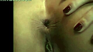teasing tight asshole winking for viewers close up