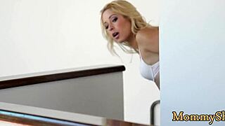 Milf stepmom's pussy draws in loving teen babe for full erotic tale