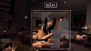 College Party Explodes Into Big Cock Titty Fuck Orgasm!