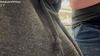 hey wifeyy and hubby let's play naughty out in public together