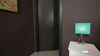 Hot brunette milf Melanie Hicks begs for birthday double penetration threesome with monster cocks riding