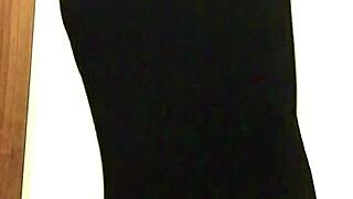 angel lima sneaks off to public bathroom for naughty outdoor masturbation session