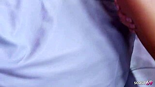 perfect body blonde wife cheats hard with big dick while hubby's gone
