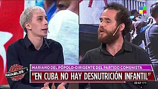 chico comunista gets dominated live by fierce cubano in caribbean heat