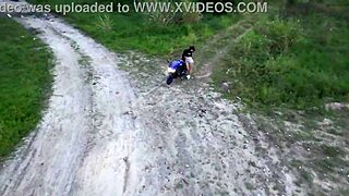Redhead Latina Flashes Big Tits In Wild Outdoor Public Putaria
