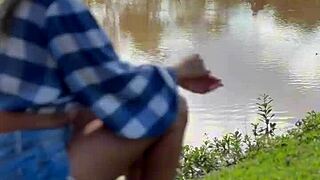 hotwife patroa screams in orgasm as bbc negro fucks her bareback farm creampie