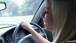 Blonde small tits teen picks up bbc for first interracial