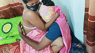 Boss pounds Indian maid's wet pussy in kitchen sneak