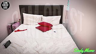 Ts supermodel goddess crossdresses and shoots cum all over photographers ass!