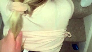 Stepson, Pound Mommy's Wet Pussy Hard on Stairs and Cum on Back!