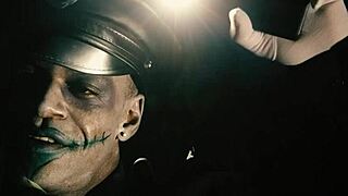 i can't believe this milf cop is fingering her shaved pussy on halloween!