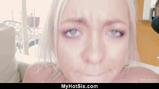 Stepsister Teases Bro with Tits and Pussy Desperate for His Attention MyHotsis