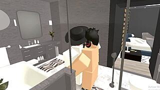 roblox condo blows with skilled handjob and deepthroat action