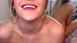 Blonde Teen Face Fucked Sloppy With Deepthroat Dildo
