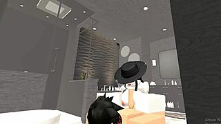 roblox condo blows with skilled handjob and deepthroat action