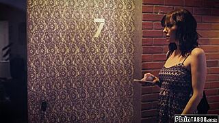 Creepy Inspector Pounds Hot Milf's Shaved Pussy Hard!