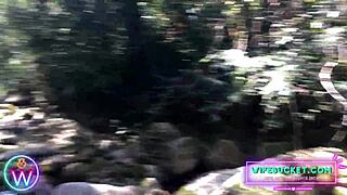 Wifebucket Homemade: Lesbian Cutie Licks Girlfriend's Pussy in Forest Bliss