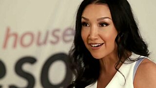 in the casting room, ravishing babe vicki chase strips as dan damage rips her clothes and fucks her to orgasm