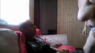 White Woman Kisses and Fucks Boyfriend in IMWF Part 1